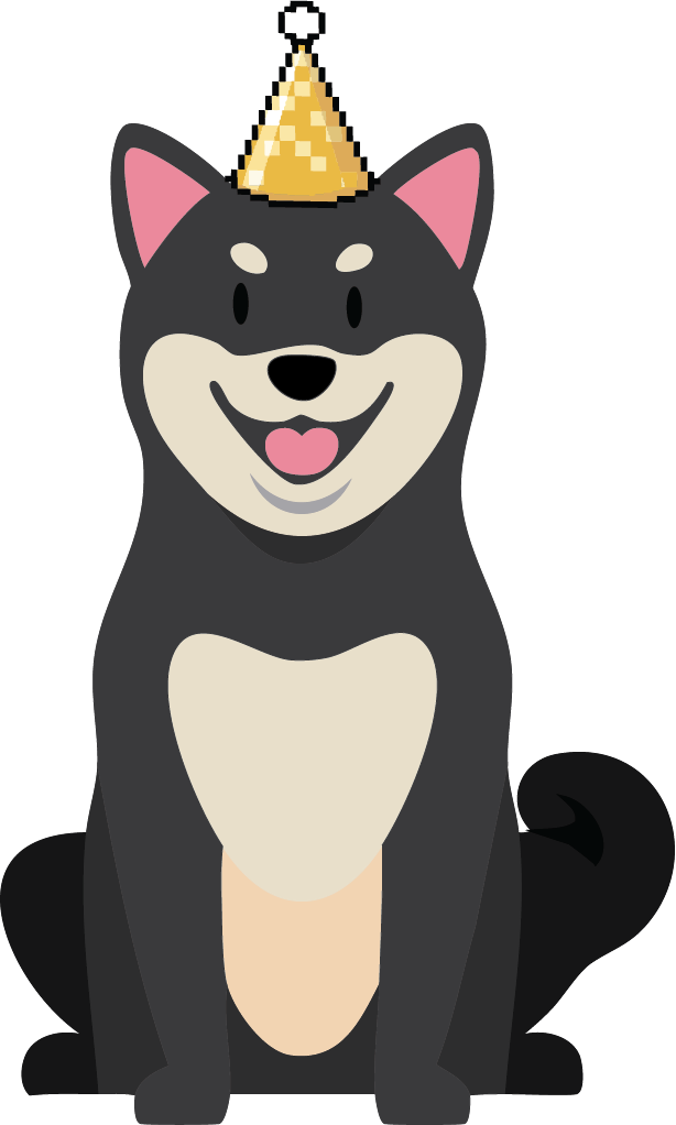 Black Shiba Diamond Hands Avatar